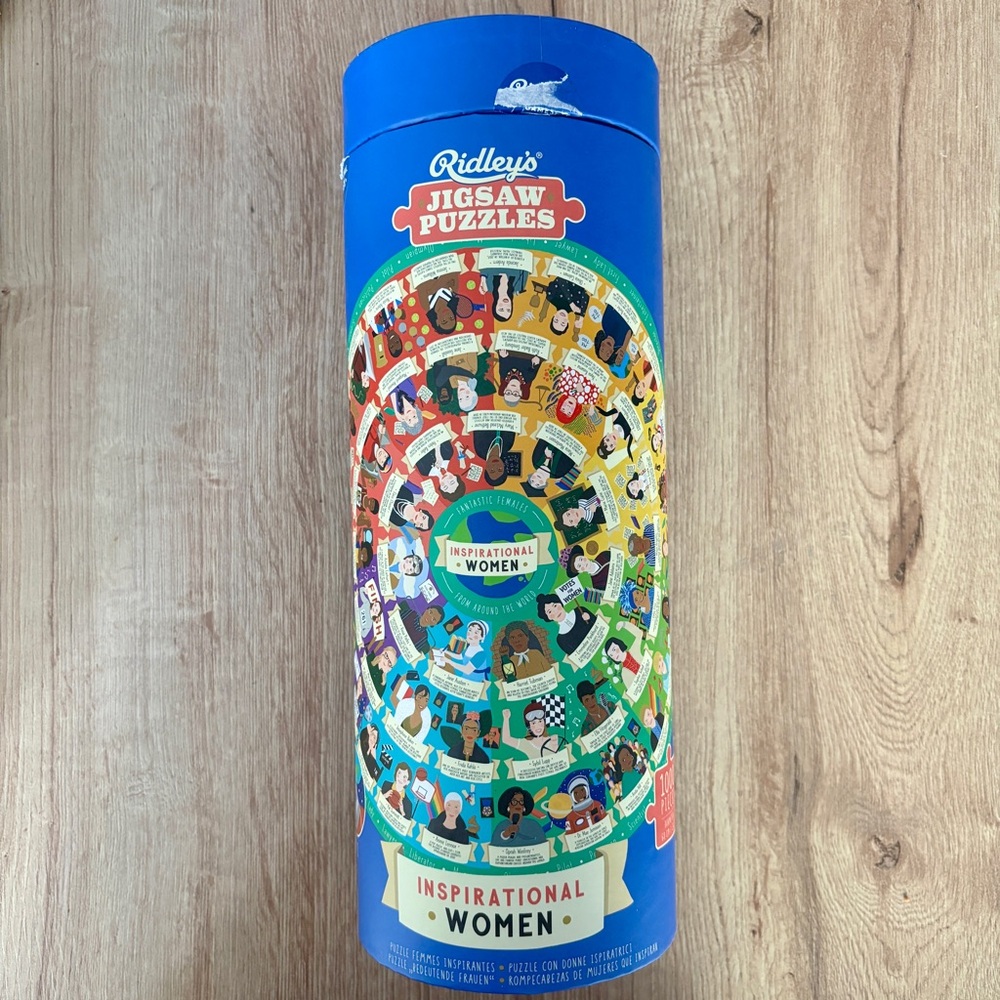 Ridley's Inspirational Women 1000pcs Circular Jigsaw Puzzle